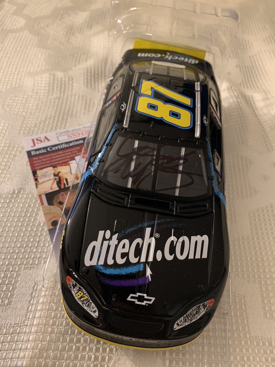 Kyle Busch Signed '03 DiTech 1/24 Scale Diecast Car Nascar JSA