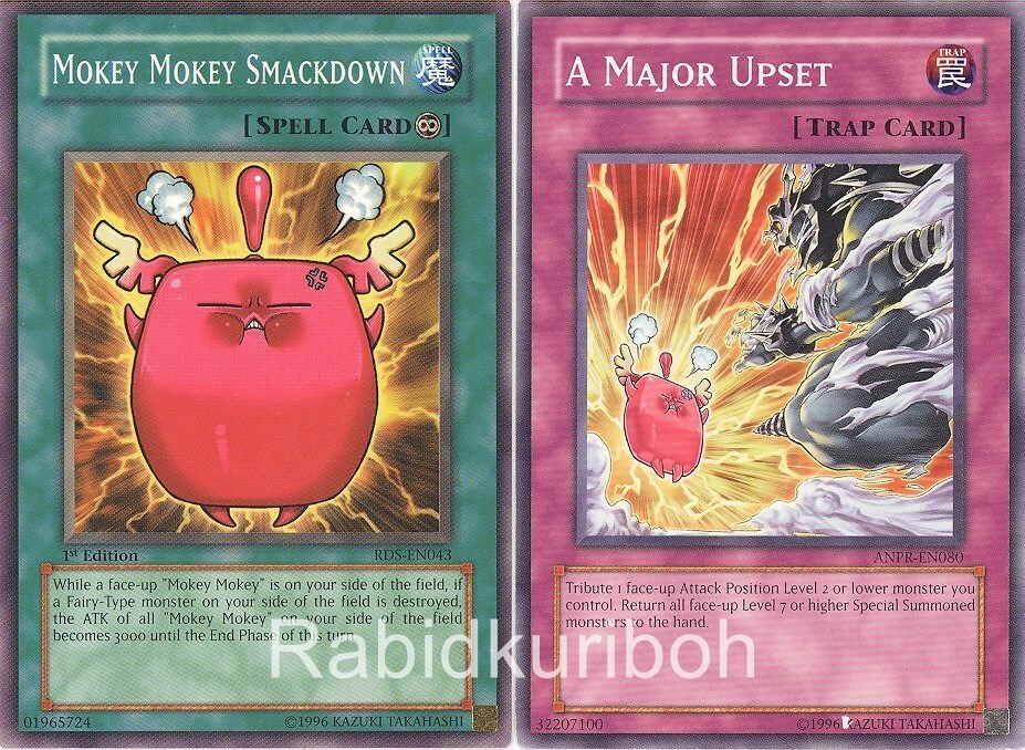Yu-Gi-Oh : DR3-EN103 Unlimited Ed Mokey Mokey Smackdown Common Card - ( Dark Revelation 3 YuGiOh Single Card )