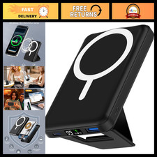 10000mAh Magnetic Power Bank, Foldable Portable Charger for MagSafe Devices