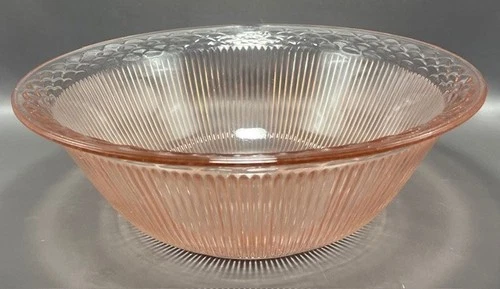 Vintage Pink Depression Glass Bowl