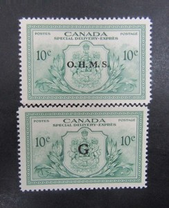 nystamps Canada Stamp # EO1 EO2 Mint OG H        L24x266