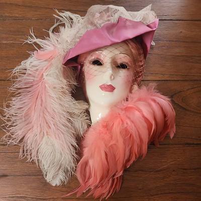 #ad Jenny McLain Decorative Ceramic Face Wall Mask Signed amp; Numbered 635 1500 $127.24