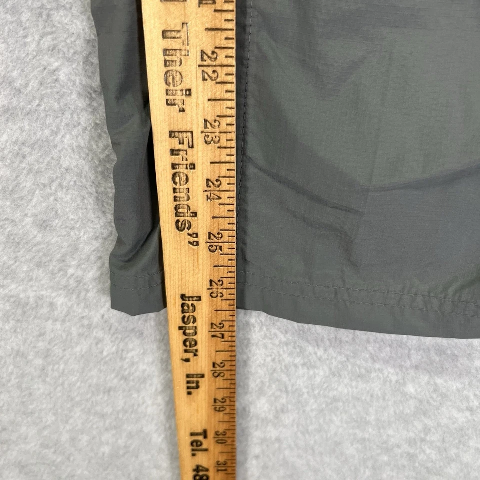 Pantalones Columbia Juveniles Medianos Plateados Ridge Pull On Cargo Nylon Ripstop Foto 4 de 4