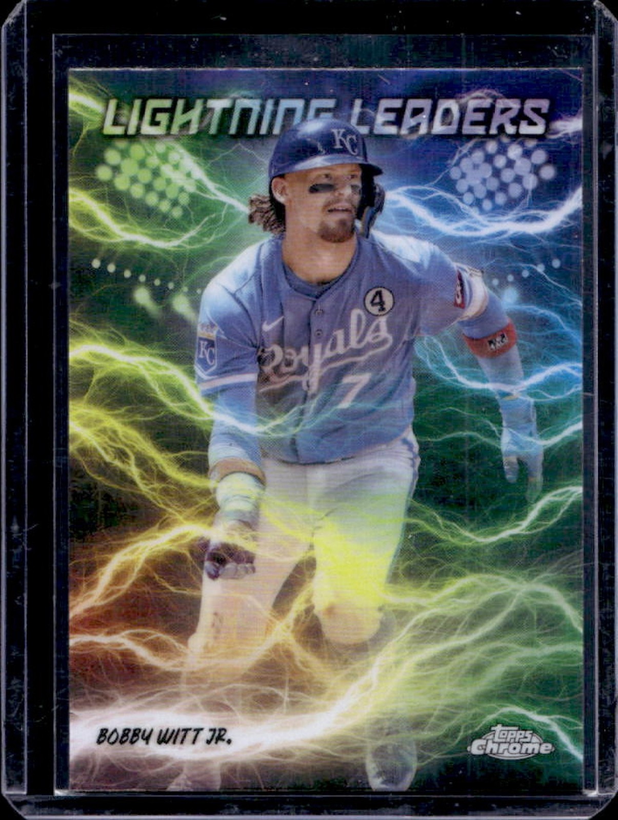 2025 Topps Chrome Bobby Witt Jr. Lightning Leaders #LL-10 Royals