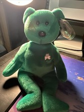 TY Beanie Baby - ERIN the Irish Bear 8.5 inch - MWMTs Stuffed Animal Toy