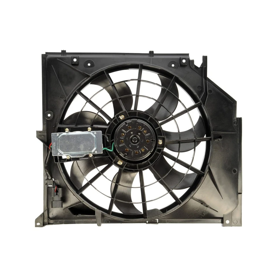 Ventilador de radiador para BMW 325i/325xi 2001-2005 | Plástico | Motor cepillado cubierta negra Foto 2 de 4