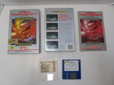 #ad #ad ADamp;D HEROES OF THE LANCE FOR COMMODORE AMIGA BY SSI TESTED AND WORKING 🕹️ $79.99