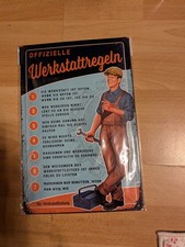 Blechbild Werkstattregeln