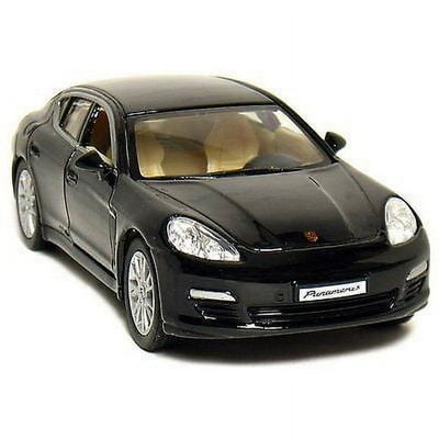 Kinsmart 5'' Porsche Panamera S diecast model toy 1:40 scale car sedan Black