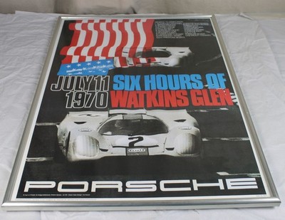 B10/ Plakat,Poster - Porsche Six Hours of Watkins Glen 1970 - ca. 50x70 cm. /H8
