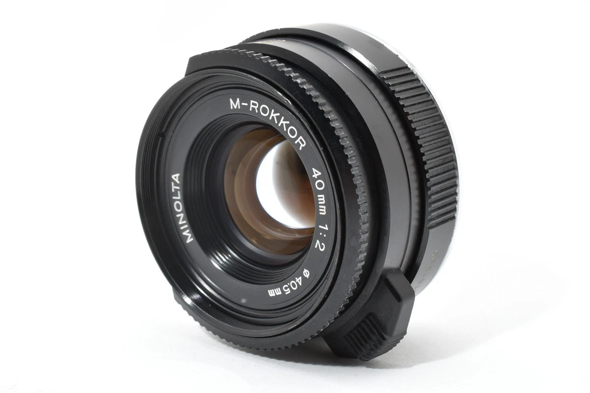Minolta M Rokkor 40mm F2 for sale - eBay