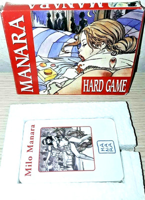 Milo Manara Illustriertes Kartenspiel Hard Game Hot Vintage Spiel