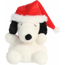 Aurora World Plush - Palm Pals - SANTA SNOOPY (Peanuts - 5 inch) New Stuffed Toy