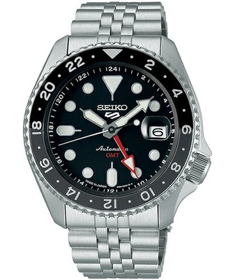 Seiko 5 Sports SKX Sports Style GMT SBSC001 schwarz Herrenuhr