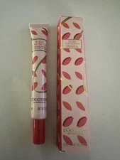 L'Occitane En Provence Rose Calisson Perfume In Gel .52oz Purse Travel New Boxed