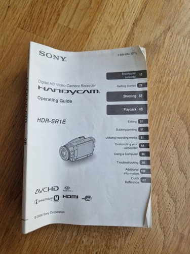 Sony Handycam 30gb with Bag and Accessories - Picture 8 of 10