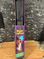 Vintage Chromatics Totes Black Umbrella Night Lighter Headlight Handle 1998