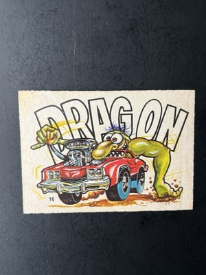 1973 Donruss Fantastic Odd Rods #16 Drag On.