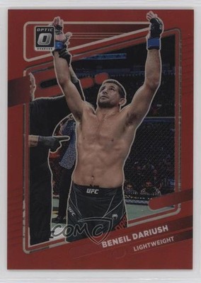 2022 Panini Donruss Optic UFC Red Prizm 149/199 Beneil Dariush #22 1i34