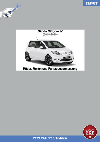 PDF Skoda Citigo-E IV (2019-2020) Reparaturanleitung RäDer Reifen Vermessung-image