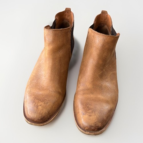 Kork-Ease Brown Leather Chelsea Booties Size 9 Boots - Picture 3 of 8