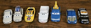 Disney Pixar Cars Piston Cup Officials And Security Race Cars Kiel Diecast Lot