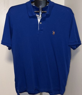 U.S. Polo Assn Since 1890 Mens Size Large Short Sleeve Shirt Blue