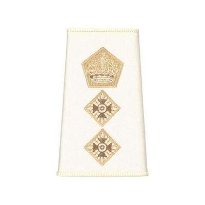 REME Rank Slide King's Crown C3R Colonel on Parchment - REME Epaulette