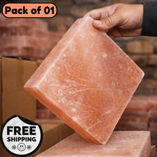 Himalayan Pink Salt Cooking Block 8x8x2 BBQ Grill Slab Thick Natural Rock