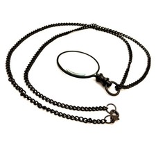 Pocket Monocle, Magnifying 1.75" inch, Antique Patina