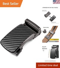 Durable 35MM Ratchet Buckle for 1 3/8" Belts - Elegant Practical Replacement