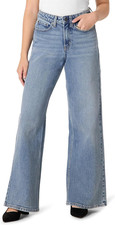Women'S High-Rise Wide Leg Jeans