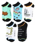 Friends TV Show Socks Pivot Pivot Mix and Match Adult Ankle Socks 5 Pack