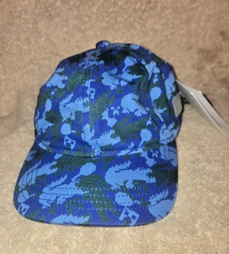 Lacoste x Minecraft Kids Creeper Camo Hat - Organic Cotton (Size 2-5Y) new w/tag