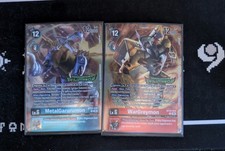 Digimon Evolution Cup Top 4 Promo Wargreymon + Metalgarurumon Bt22-013 Bt22-026