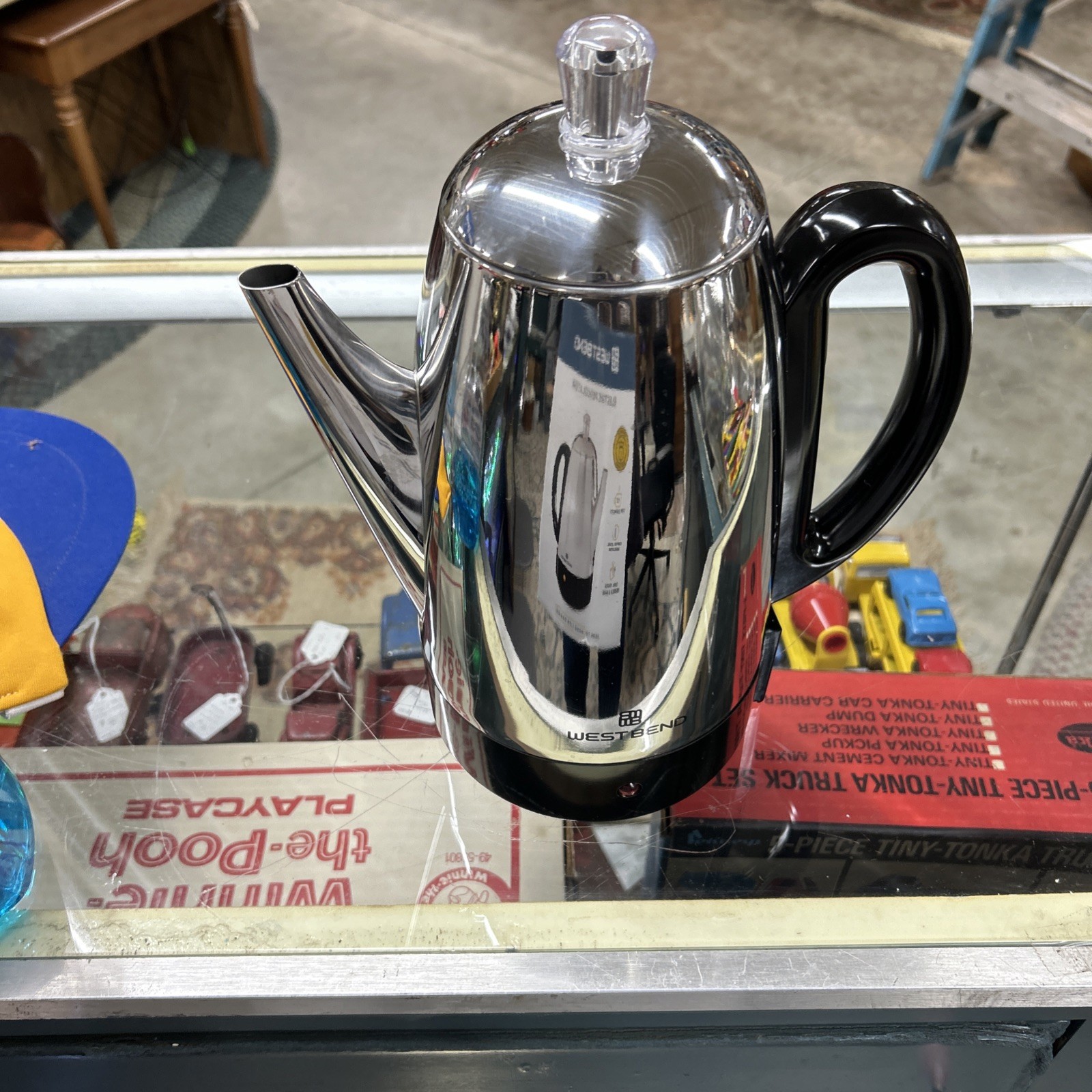 With 12-cup, Silver