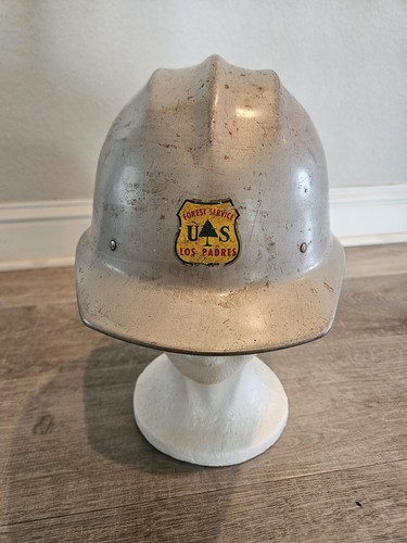 U.S. Forest Service Los Padres Bullard Hard Boiled Vintage Hardhat w/ Insert