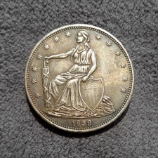 1859 Half Dollar United States Seated Liberty Pattern US Coin