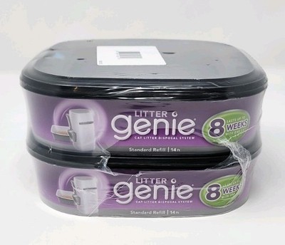 Litter Genie Standard Refill Cat Litter Box - Pack of 2