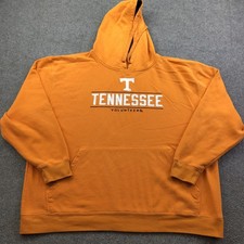 Tennessee Volunteers Hoodie Mens 2XL Orange NCAA Football Champion Sweatshirt