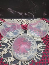 Tupperware Heart Star Christmas Tree Jello Molds Set of 3 Plastic Holiday