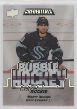 2022-23 Upper Deck Credentials Bubble Hockey Rookies Matty Beniers #BHR-BE 2k4