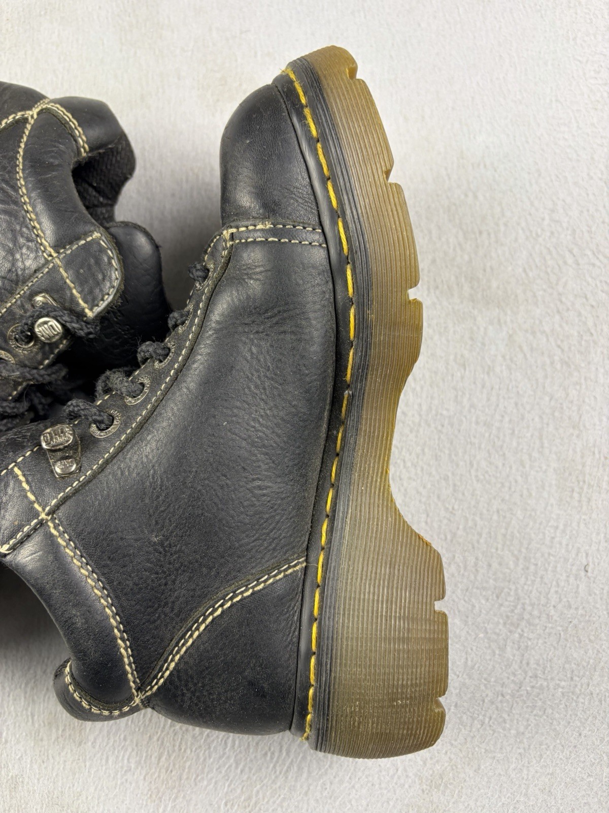 Vintage Dr Doc Martens 8542 Womens England Chunky Platform Boots Leather US 5 thumbnail 6