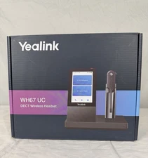 Yealink WH67 UC  DECT Wireless Earset Headset WH67UC New In Box