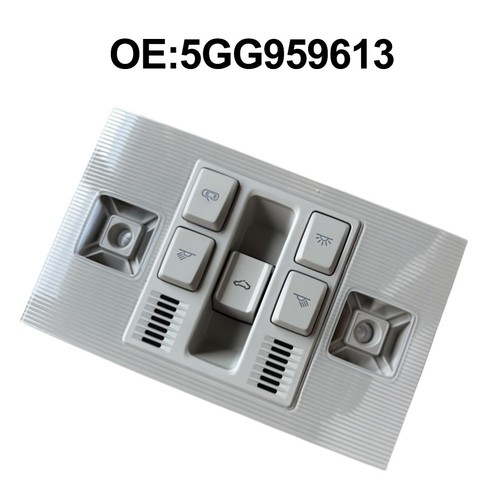 Car Interior Lighting 5GG959613 Easy Installation Grey Reading Lamp Material ABS - Picture 3 of 7