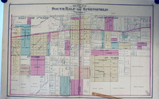 Map of SouthHalf of Springfield, Missouri - Greene County, Mo. - 1876 Atlas Map of SouthHalf of Springfield, Missouri - Greene County, Mo. - 1876 Atlas