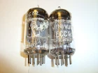 Pair of  12AU7 tubes, By Philips of Holland, Branded Bugle Boy & Miniwatt