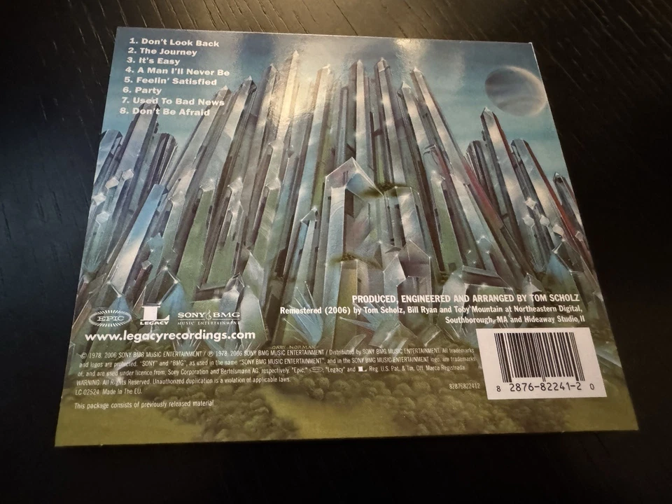 BOSTON - Don't Look Back   (Digipak, Europe, 2006)    MINT/MINT - Bild 2 von 4