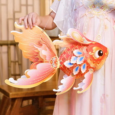 Chinese New Year Lantern 2025 Festival DIY Craft Hand Held Fish Lanterns for Spr
