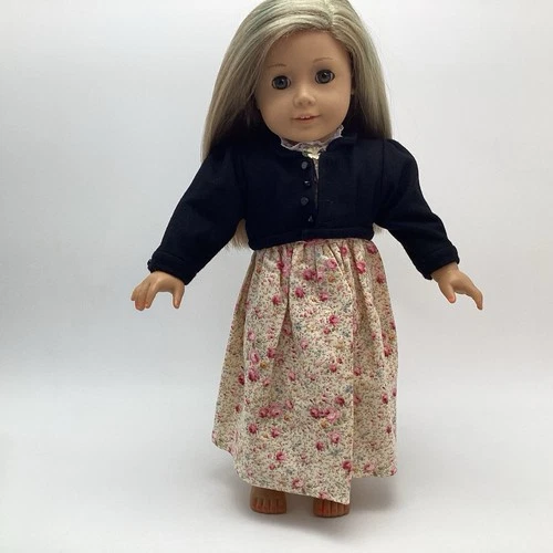 American Girl Doll Josefina Black Spencer Jacket Floral Party Dress Outfit Set